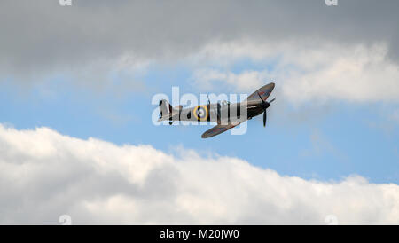 RAF-Kämpfer von 1939 in Shoreham Airshow Stockfoto