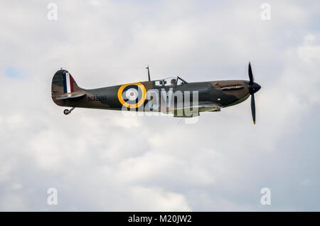 RAF-Kämpfer von 1939 in Shoreham Airshow Stockfoto