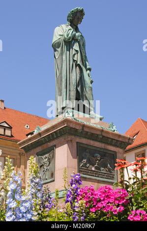 Schillerplatz, Stuttgart, Baden-Württemberg, Deutschland, Deutschland, Europa Stockfoto