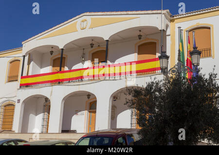 Rathaus von Oria eine kleine ländliche Stadt in Andalucía Spanien Stockfoto