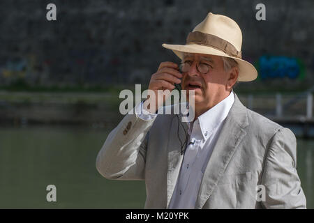 Rom, Italien. Südafrikanische Künstler William Kentridge Autor von "Triumphe und Bejammert". Stockfoto