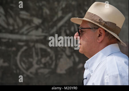 Rom, Italien. Südafrikanische Künstler William Kentridge Autor von "Triumphe und Bejammert". Stockfoto