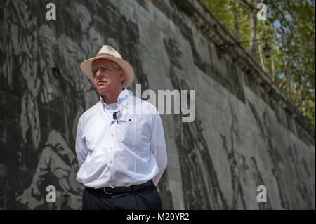 Rom, Italien. Südafrikanische Künstler William Kentridge Autor von "Triumphe und Bejammert". Stockfoto