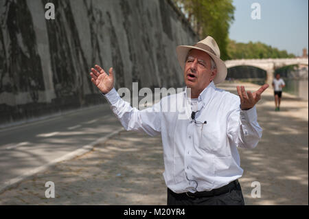 Rom, Italien. Südafrikanische Künstler William Kentridge Autor von "Triumphe und Bejammert". Stockfoto