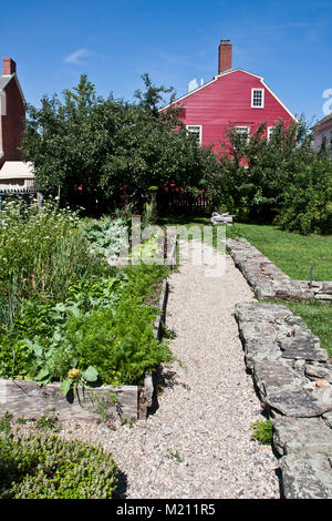 Dieses Bild wurde im Strawbery Banke Museum in Portsmouth, New Hampshire, USA. Das Museum ist eine Sammlung von 17., 18. und 19. Jahrhundert, Stockfoto