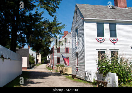 Dieses Bild wurde im Strawbery Banke Museum in Portsmouth, New Hampshire, USA. Das Museum ist eine Sammlung von 17., 18. und 19. Jahrhundert, Stockfoto