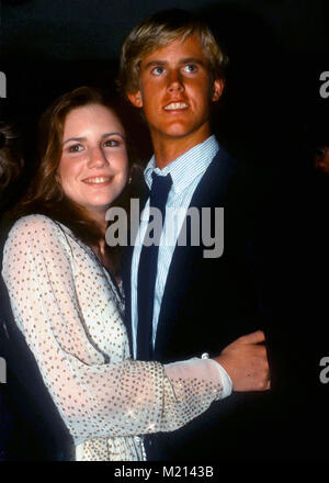 WEST Hollywood, CA - 17. Mai: Schauspielerin Melissa Gilbert und Schauspieler Michael Landon Jr. besuchen NBC Party im Chasen ist am 17. Mai 1981 in West Hollywood, Kalifornien. Foto von Barry King/Alamy Stock Foto Stockfoto