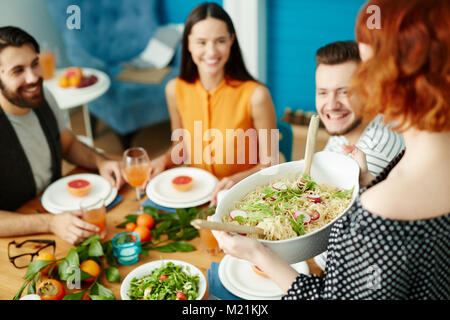 Leckere Pasta Stockfoto