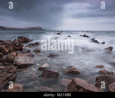 Mupe Bay, Dorset, Großbritannien. Stockfoto