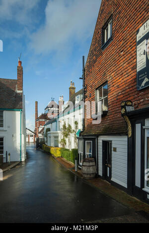 Stadtzentrum von Lewes, East Sussex, England. Stockfoto