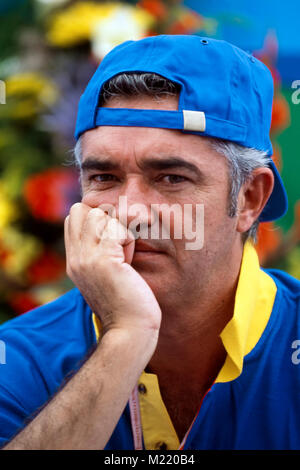 Flavio Briatore, Benetton Renault F1, Deutschland GP 1996, Hockenheim Stockfoto