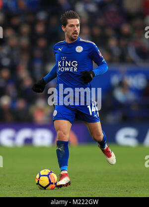 Von Leicester City Adrien Silva während der Premier League Match für die King Power Stadion, Leicester. Stockfoto