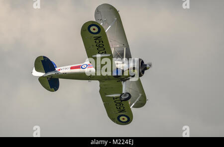 RAF-Kämpfer von 1939 in Shoreham Airshow Stockfoto