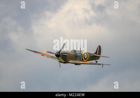RAF-Kämpfer von 1939 in Shoreham Airshow Stockfoto