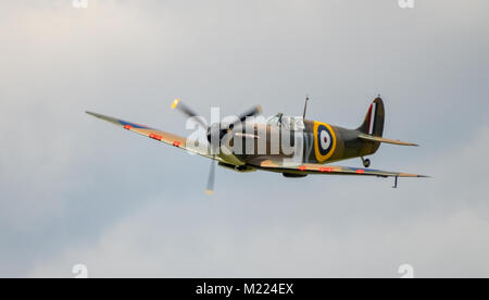 RAF-Kämpfer von 1939 in Shoreham Airshow Stockfoto