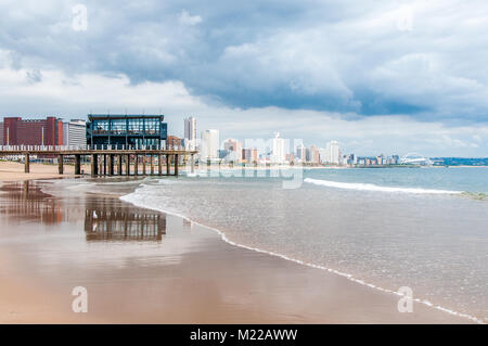 Moyo und Durban Skyline Stockfoto