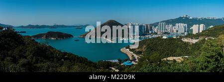 Blick über Repulse Bay in Hongkong Stockfoto