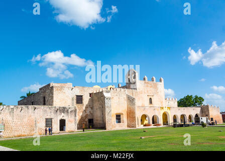 Valladolid, Yucatan, Mexiko, Convento de San Bernardino de Siena Stockfoto