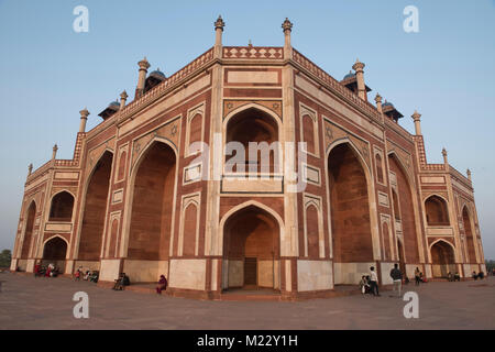 Humayum's Tomb, ein UNESCO-Weltkulturerbe, Delhi, Indien Stockfoto