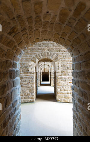 Steinbögen in Luxemburg Schloss in Luxemburg Stadt Stockfoto