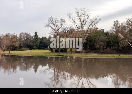 See an Karolyi Palace in Nagymagocs, Ungarn. Stockfoto