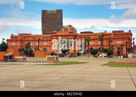 Die Egpytian Museum auf dem Tahrir-platz, Kairo, Ägypten Stockfoto