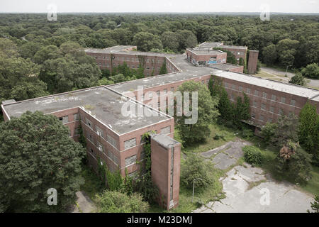 Kings Park Asyl. New York City. Uns Stockfoto