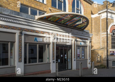 Die Haymarket Theatre in Wote Straße, Basingstoke, Hampshire, Großbritannien Stockfoto