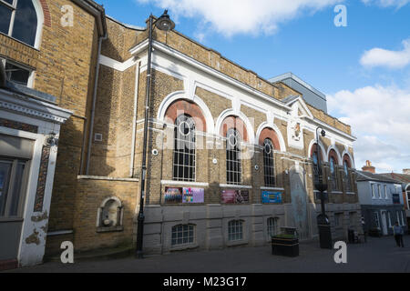 Die Haymarket Theatre in Wote Straße, Basingstoke, Hampshire, Großbritannien Stockfoto