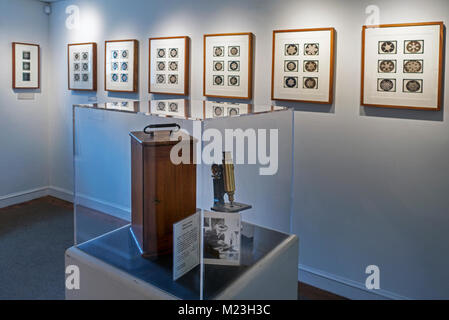 Snowflake Bentley Ausstellung am Jericho historische Gesellschaft VT Stockfoto