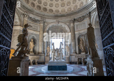Haus der Streitwagen, Salla della Biga, Vatikanische Museen, Rom, Italien Stockfoto