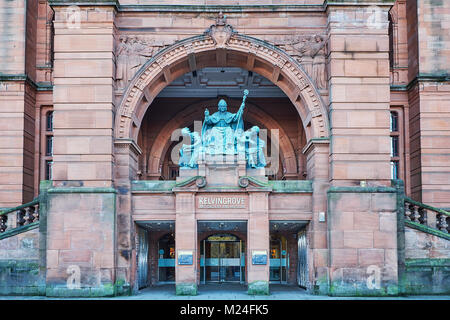 Glasgow Kelvingrove Art Gallery und Museum Stockfoto