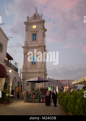 Tripolis osmanischen Uhrturm in Altstadt Stockfoto