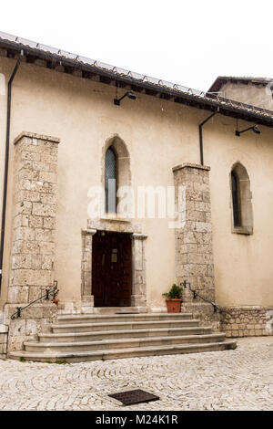 Fotografische Dokumentation von Pescasseroli, Abruzzen, Italien. Oktober 13, 2017 Stockfoto