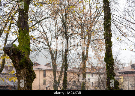 Fotografische Dokumentation von Pescasseroli, Abruzzen, Italien. Oktober 13, 2017 Stockfoto