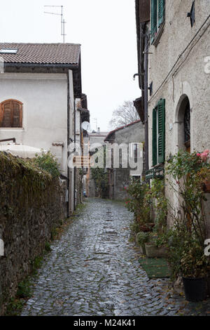 Fotografische Dokumentation von Pescasseroli, Abruzzen, Italien. Oktober 13, 2017 Stockfoto