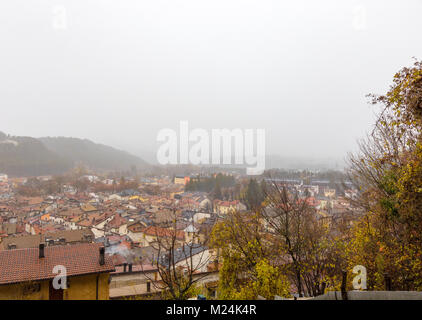 Fotografische Dokumentation von Pescasseroli, Abruzzen, Italien. Oktober 13, 2017 Stockfoto