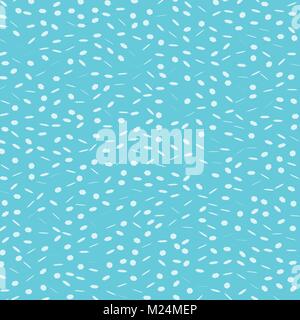 Abstrakte weißen Hexagon und Linien Muster zufällig auf Blau pastell Hintergrund. Vector Illustration Stock Vektor