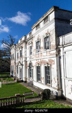 Lupton House, ist ein Basrelief Country House von Charles II Hayne (1747-1821), Polizeichef von Devon im Jahre 1772 erbaut und Oberst des North Devon Miliz. Es Stockfoto