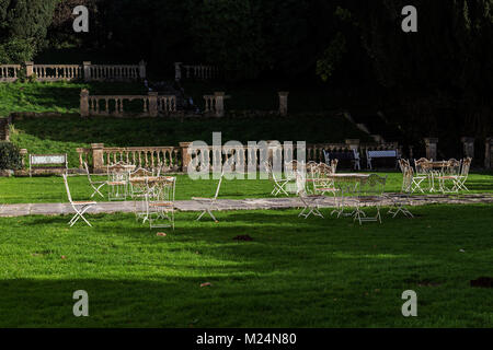 Lupton House, ist ein Basrelief Country House von Charles II Hayne (1747-1821), Polizeichef von Devon im Jahre 1772 erbaut und Oberst des North Devon Miliz. Es Stockfoto