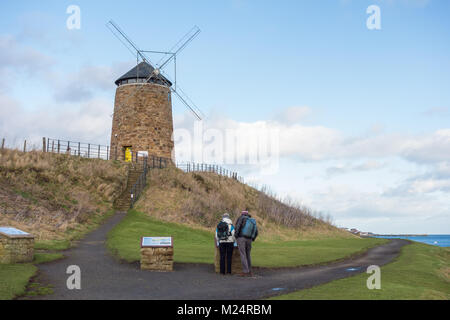 St Monan der Windmühle, Fife, Schottland, Großbritannien Stockfoto