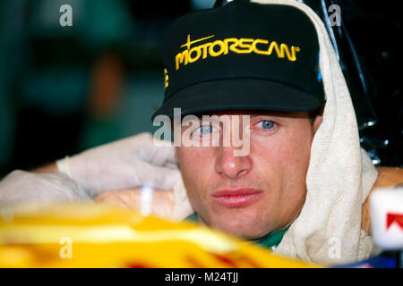 F1 Eddie Irvine Jordan Peugeot, San Marin GP 1997, Imola Stockfoto