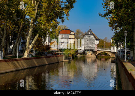 Bad Kreuznach, Deutschland - 16. Oktober 2016: 'Ansicht von Bad Kreuznach Stadt in Rheinland-Pfalz Deutschland'; Rheinland-Pfalz Stockfoto