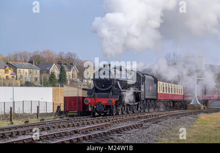 Schwarz 5 45212 an Rawtenstall, Lancashire, Großbritannien Stockfoto