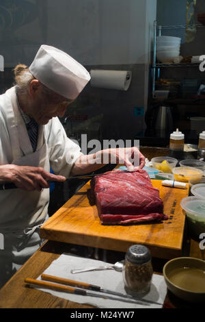 Sushi Chef Burlington VT Stockfoto