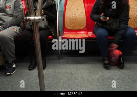 Metro in Lissabon, Portugal Stockfoto