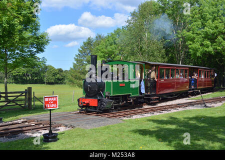 1897 Decauville 0-4-2 Dampflok Stockfoto