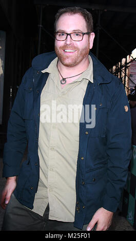 NEW YORK, NY 05. Februar: Josh Gates in Serie bauen in die neue Saison der Expedition unbekannt in New York City am 5. Februar 2018 zu fördern. Credit: RW/MediaPunch Stockfoto