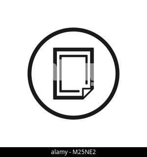 Plakat Symbol auf weißem Hintergrund. Vector Illustration Stock Vektor