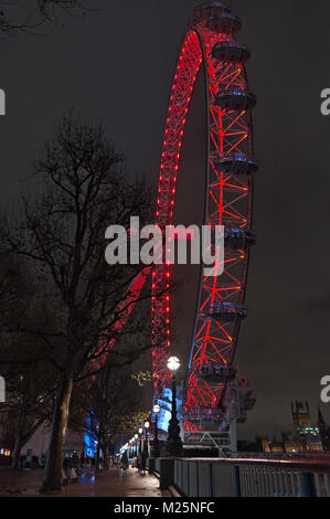 London Eye. England, Großbritannien Stockfoto